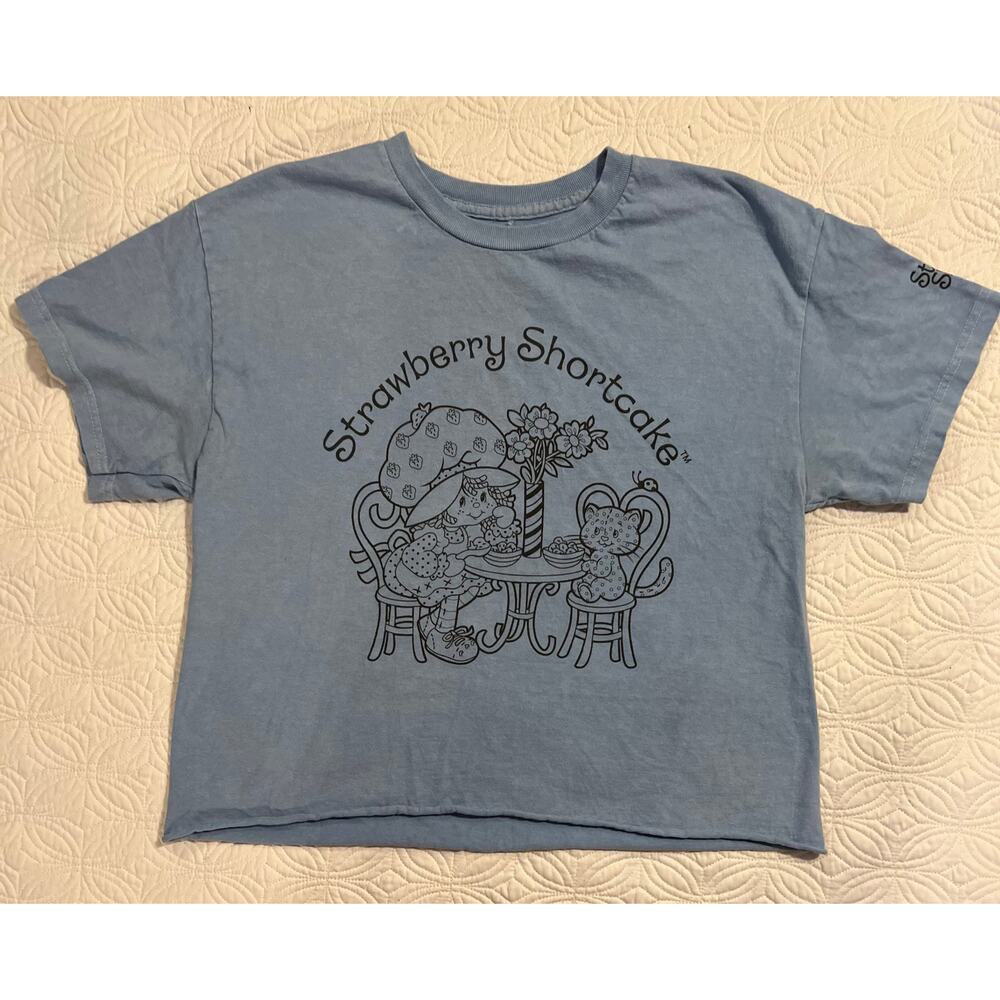 Strawberry shortcake cropped T-shirt